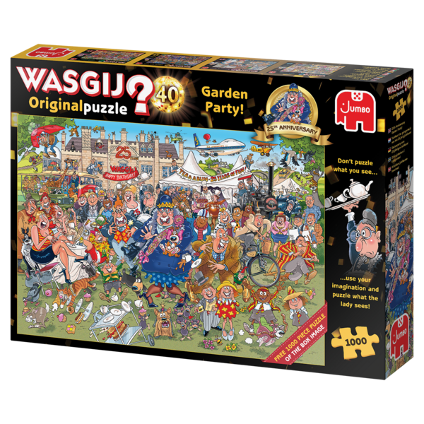 Palapeli Wasgij Original 40 Garden Party! 25th anniversary  (1 for free) 1000