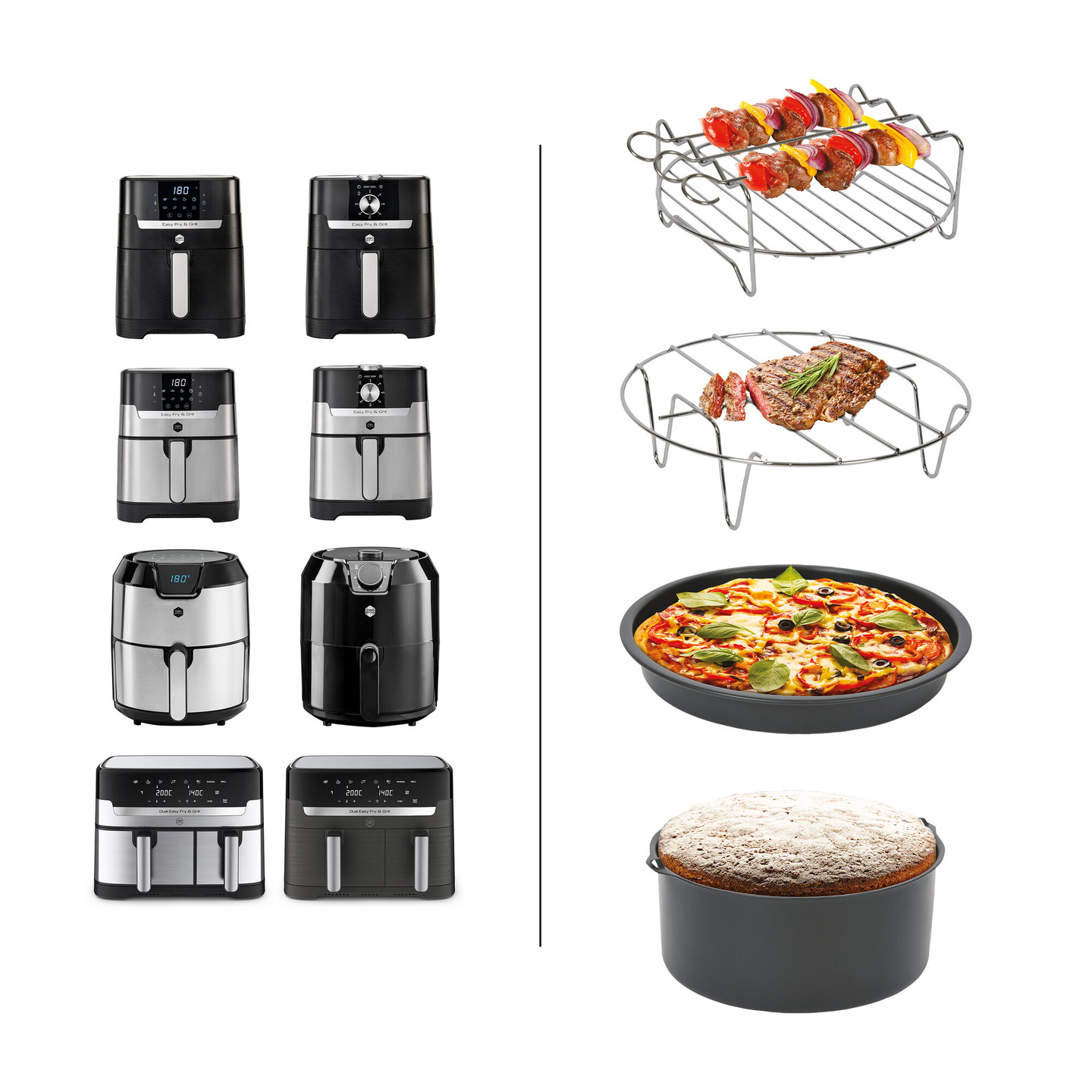 OBH Nordica Easy Fry Airfryer XL -lisäosasetti