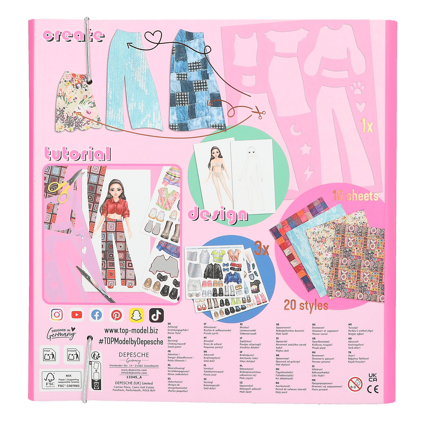 TOPModel Create your Design Studio -suunnittelukirja