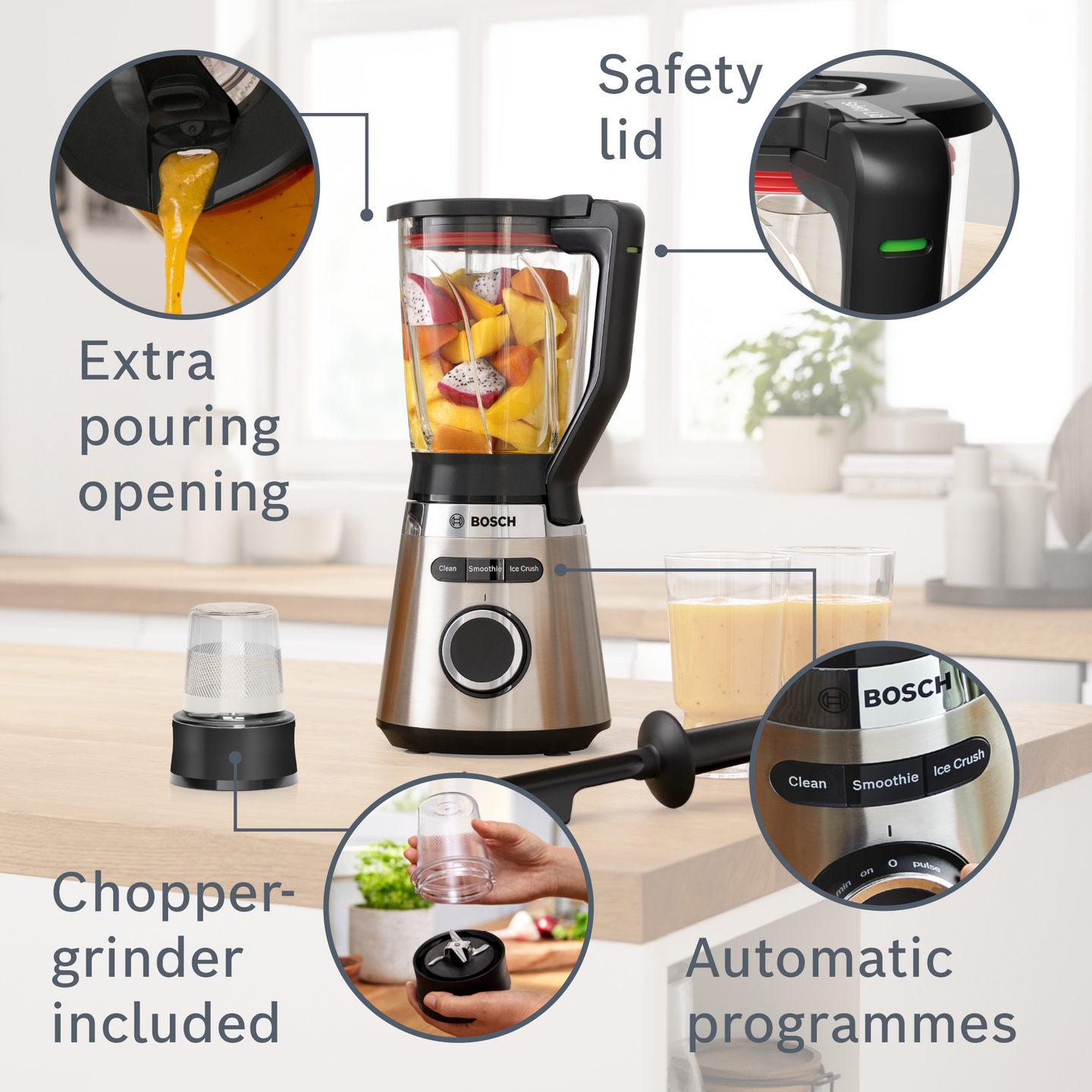 Bosch VitaPower Serie 4 MMB6386M -tehosekoitin
