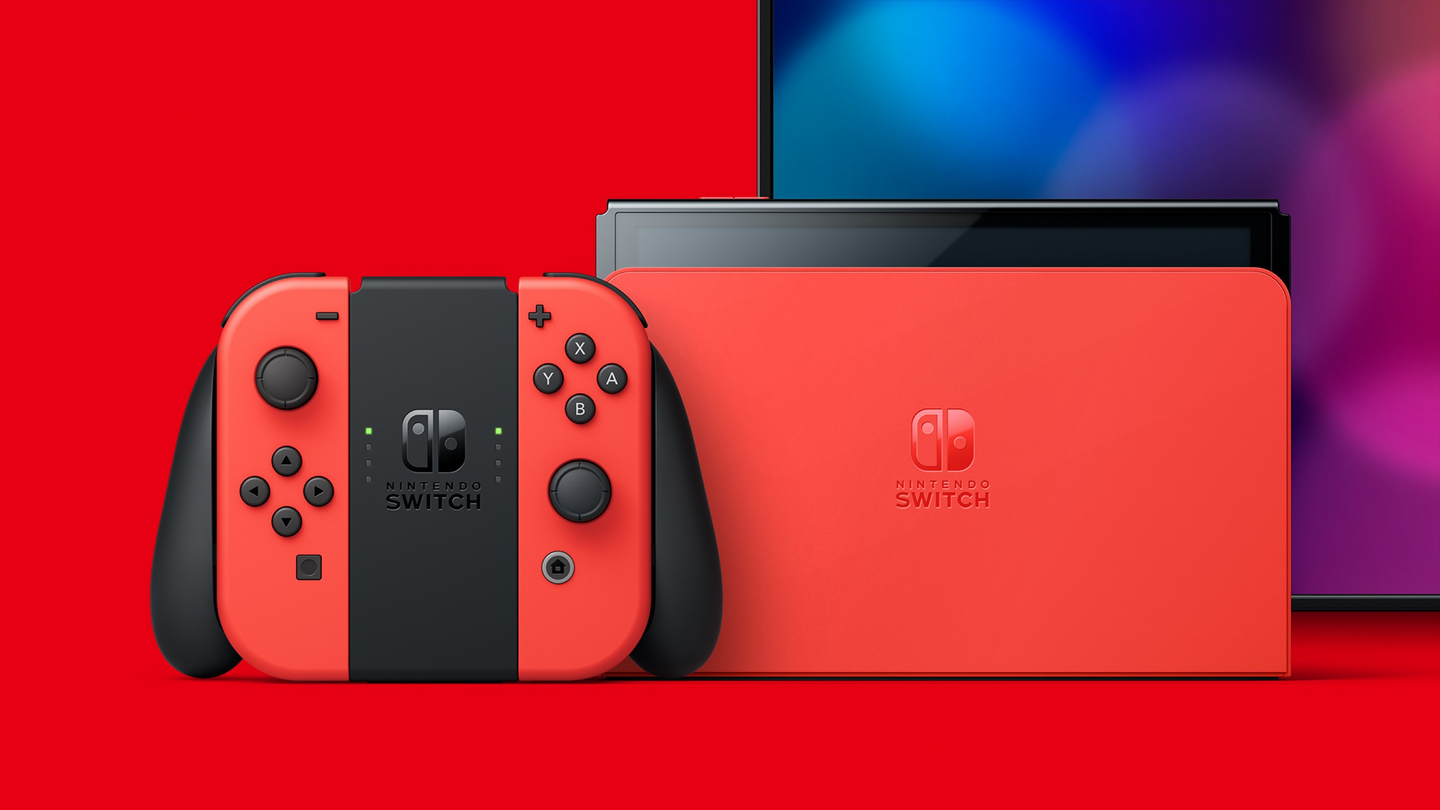 Nintendo Switch OLED Mario Red Edition -pelikonsoli