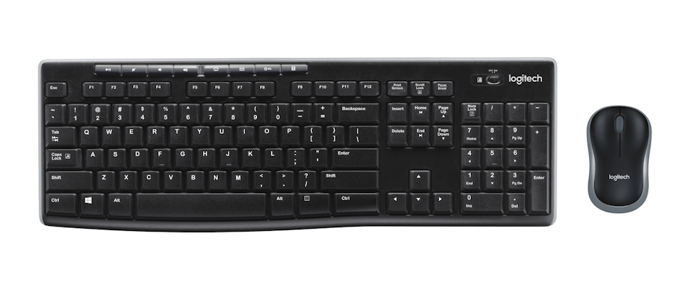 Logitech MK270 -langaton näppäimistö ja hiiri