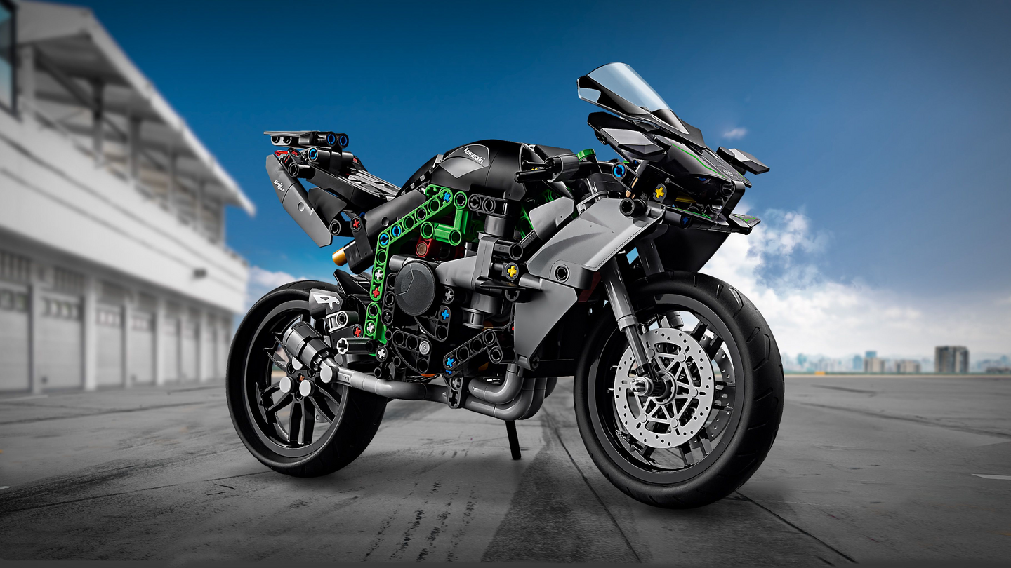 LEGO Technic 42170 Kawasaki Ninja H2R ‑moottoripyörä