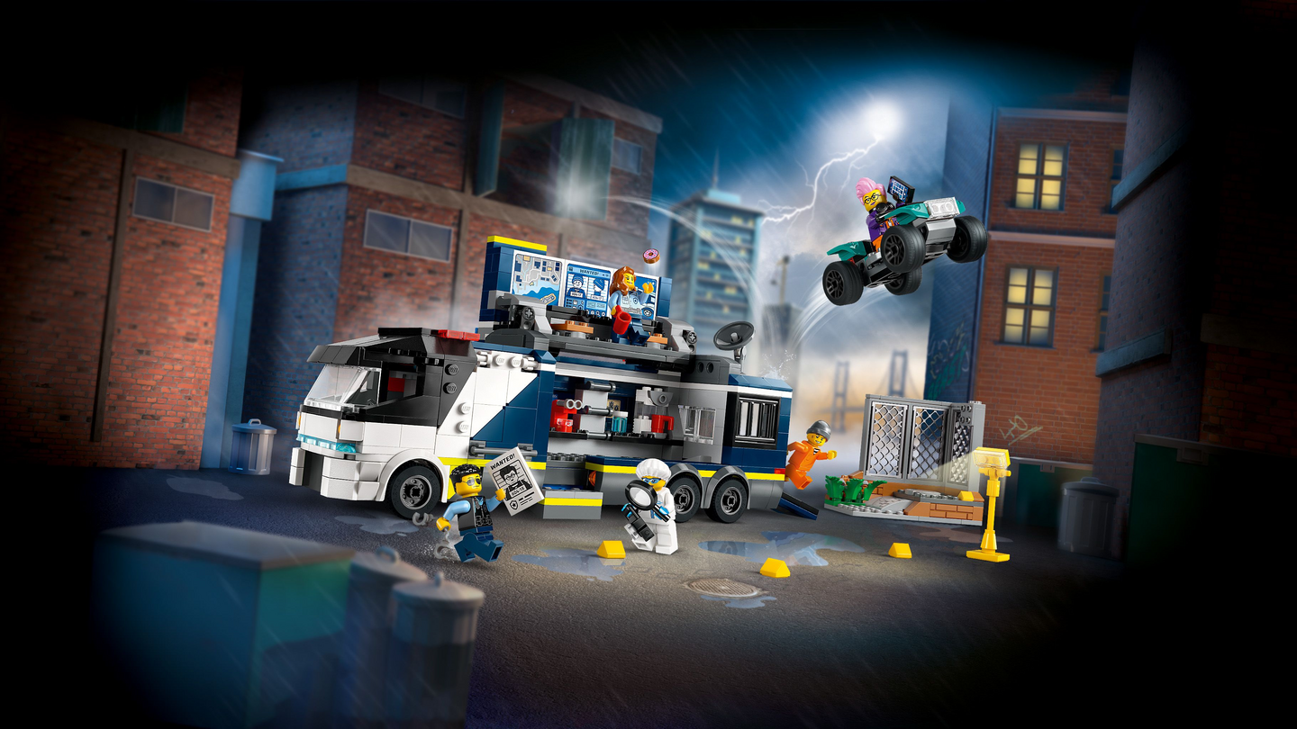 LEGO City 60418 Poliisin rikoslaboratorioauto