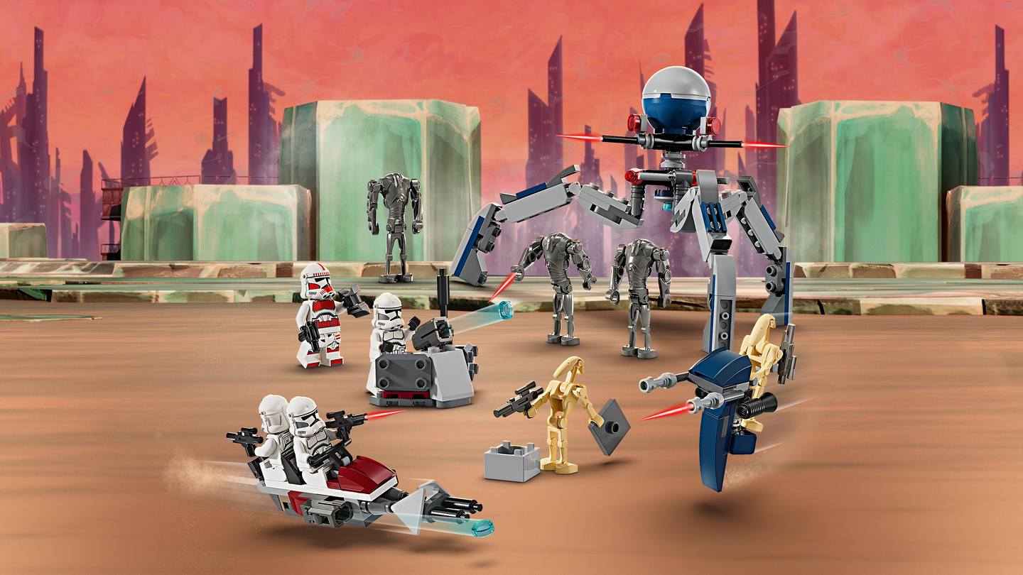 LEGO Star Wars TM 75372 Kloonisoturin ja taisteludroidin taistelupakkaus