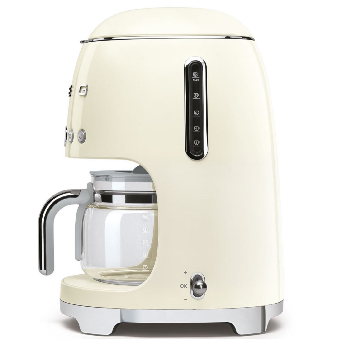 Smeg 50's style DCF02CREU -kahvinkeitin, kermanvalkoinen
