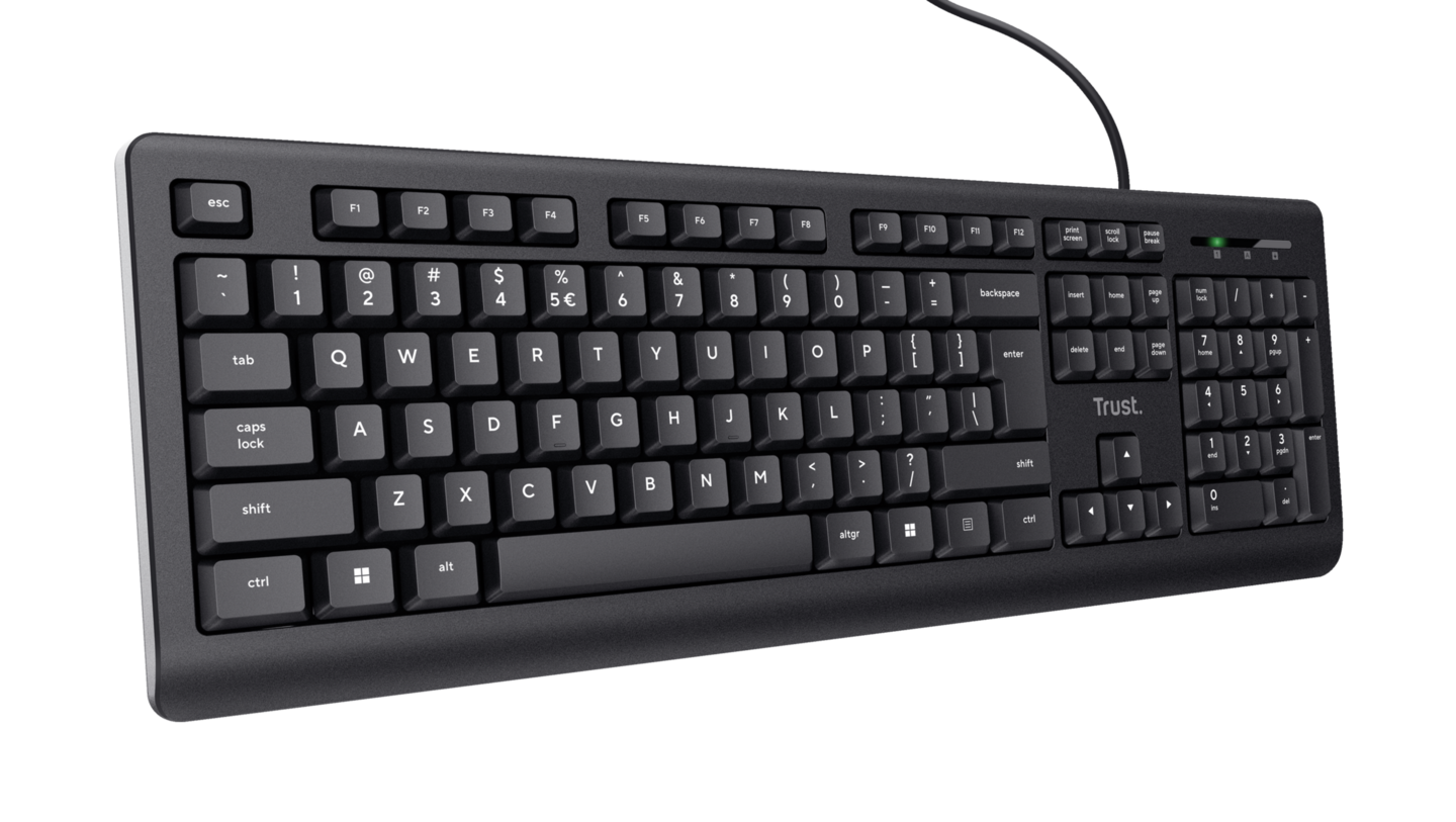 Trust Primo -langallinen näppäimistö