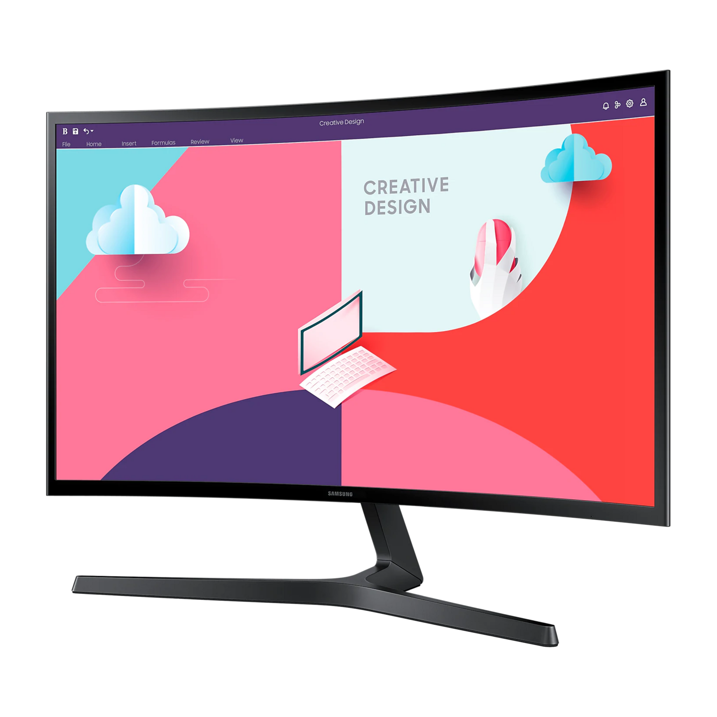 Samsung LS27C366 27'' -kaareva näyttö