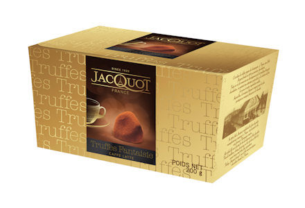 Jacquot tryffeli 200g cafe latte