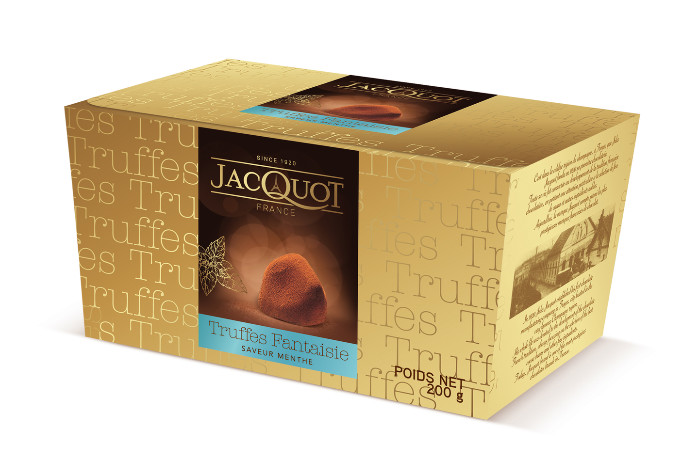 Jacquot premiumtryffeli minttu 200 g