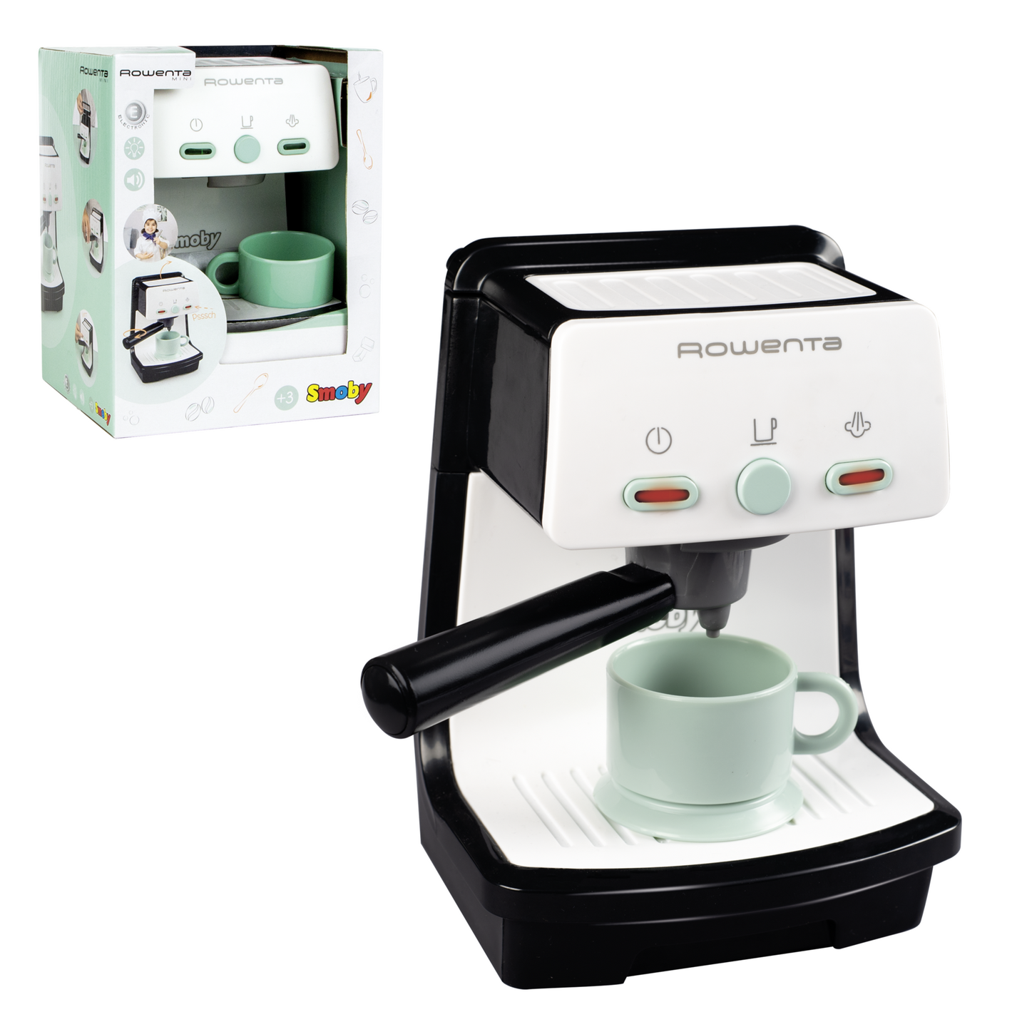 Smoby - Rowenta espressokeitin koti- ja roolileikkeihin