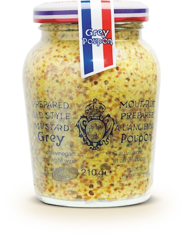 Grey Poupon Kokojyvädijonsinappi valkoviinillä 210g