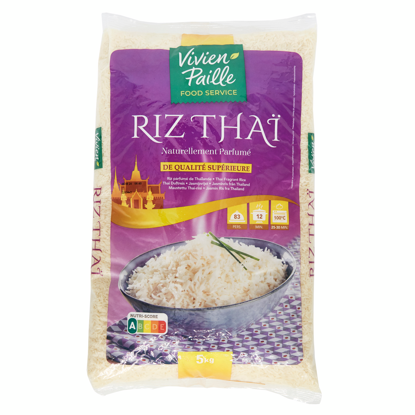 Vivien Paille Jasmiiniriisi 5kg thai — HoReCa-tukku Kespro