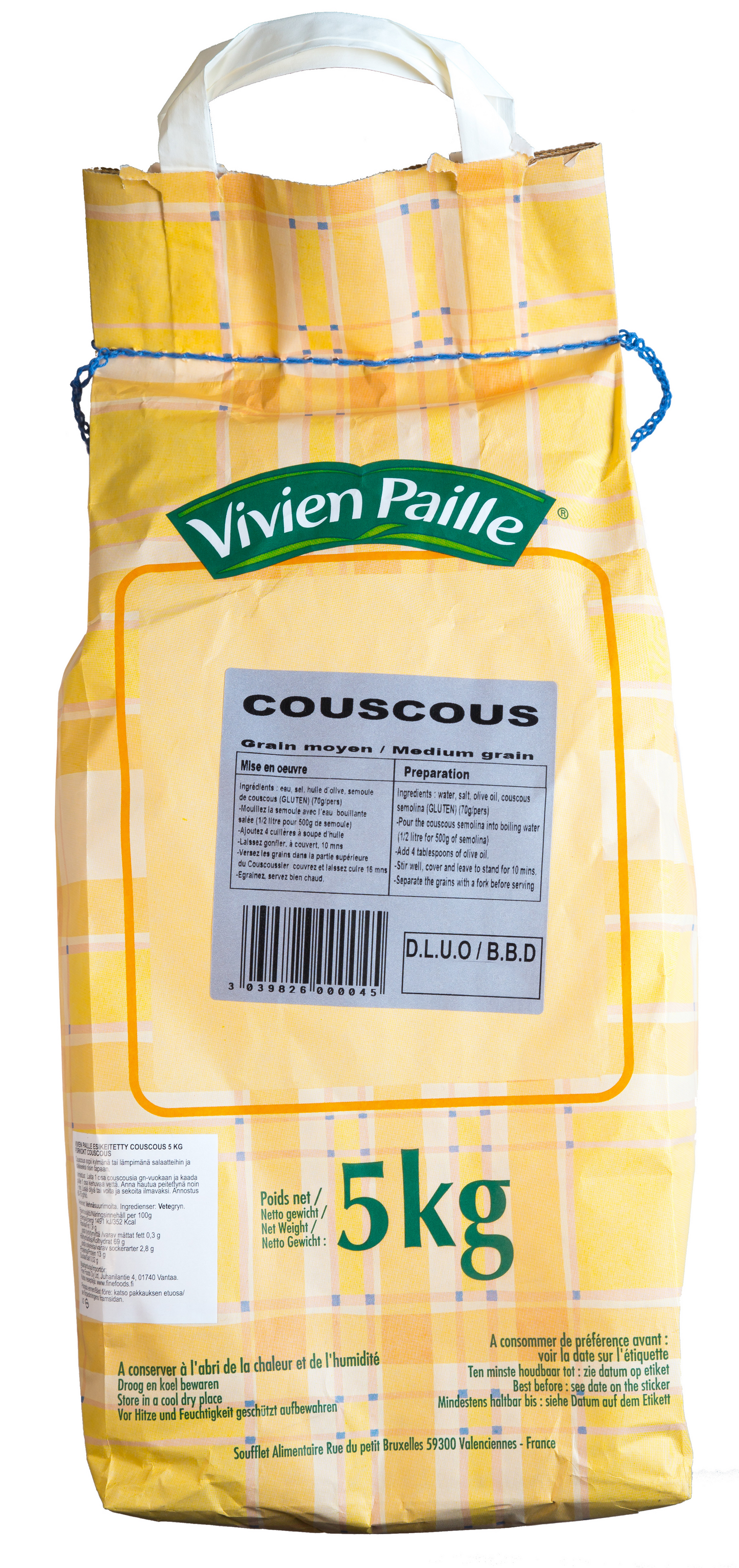 Vivien Paille Couscous 5kg esikeitetty