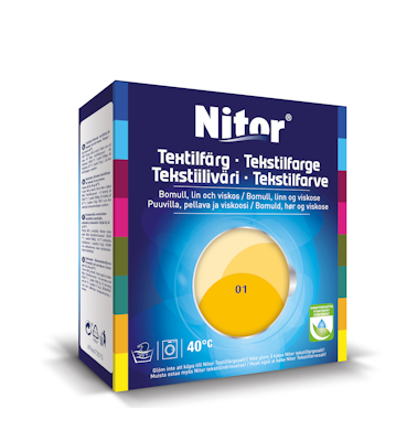 Nitor tekstiiliväri 175 g auringonkukka 3001