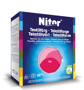 Nitor tekstiiliväri 175 g fuchsia 3004