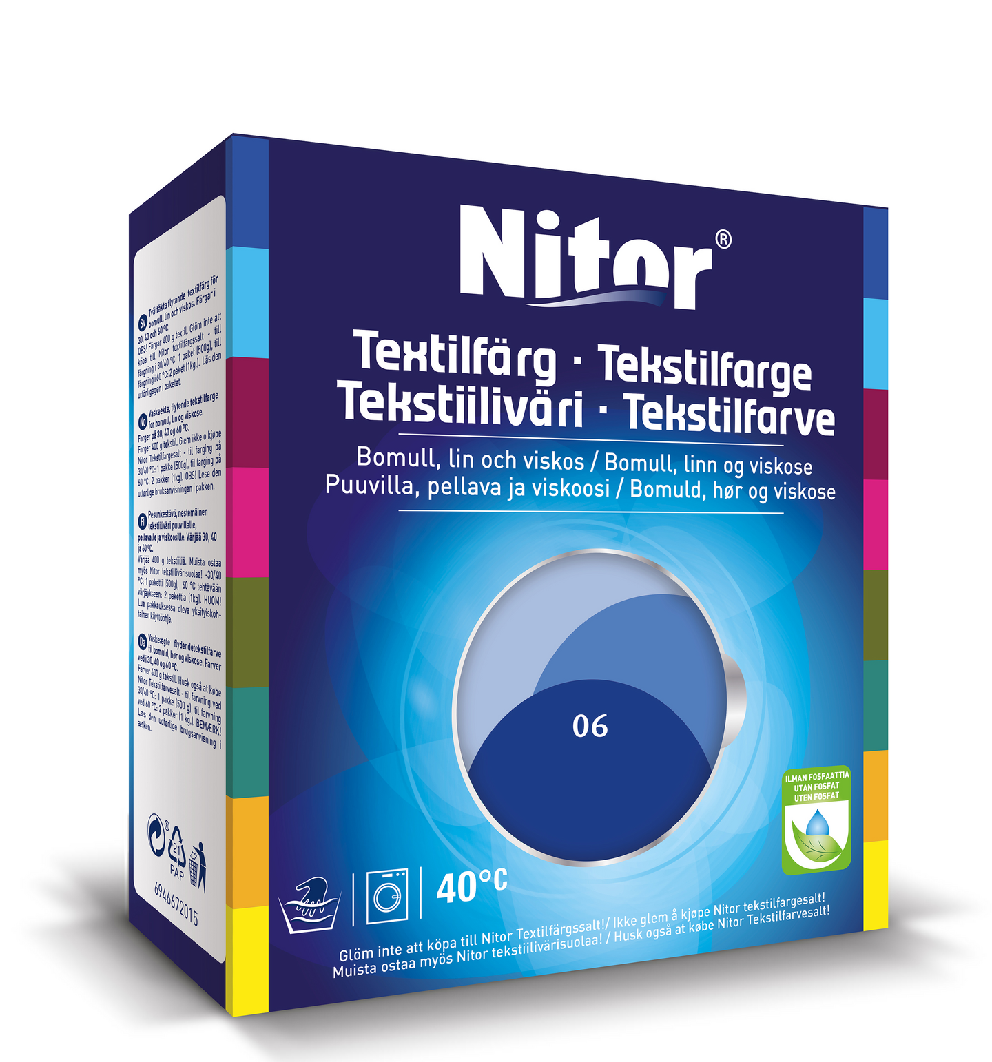 Nitor tekstiiliväri 175 g sinikaunokki 3006