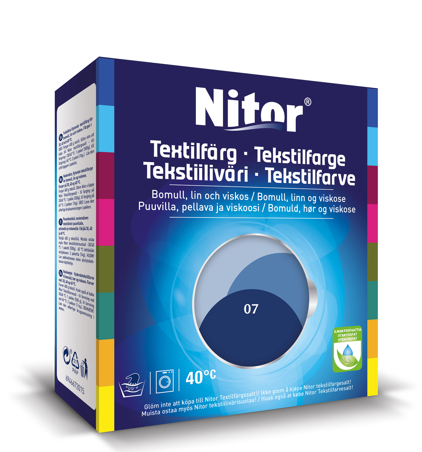 Nitor tekstiiliväri 175 g mariini 3007