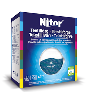 Nitor tekstiiliväri 175 g talonpoikaissininen 3025