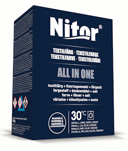 Nitor tekstiiliväri All-in1 350g mariini