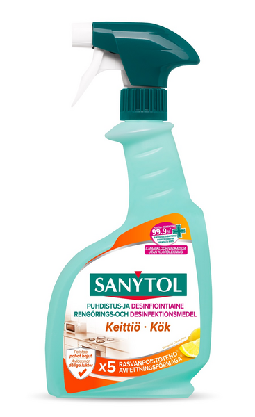 Sanytol Keittiö Puhdistus- ja desinfiointiaine 500ml