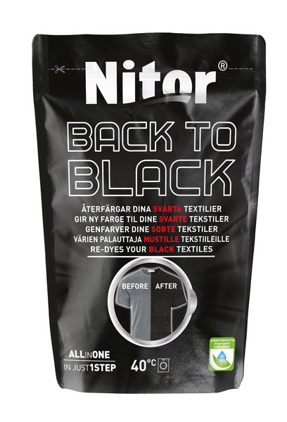 Nitor Back to black värien palauttaja mustille vaatteille 400 g