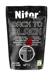 Nitor Back to black värien palauttaja mustille vaatteille 400 g