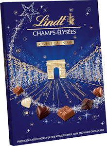 Lindt CHAMPS ÉLYSÉES suklaakonvehti joulukalenteri 250g