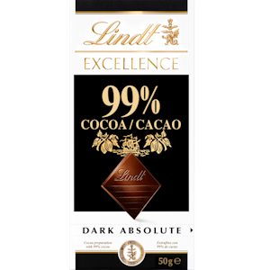 Lindt EXCELLENCE 99% tumma suklaalevy 50g