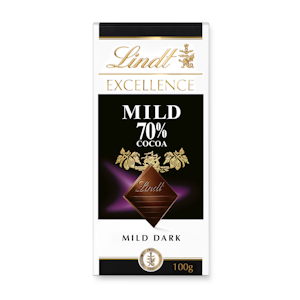 Lindt Excellence Mild 70% tumma suklaalevy 100g