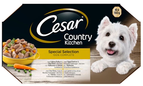 Cesar Country special selection 4x150g