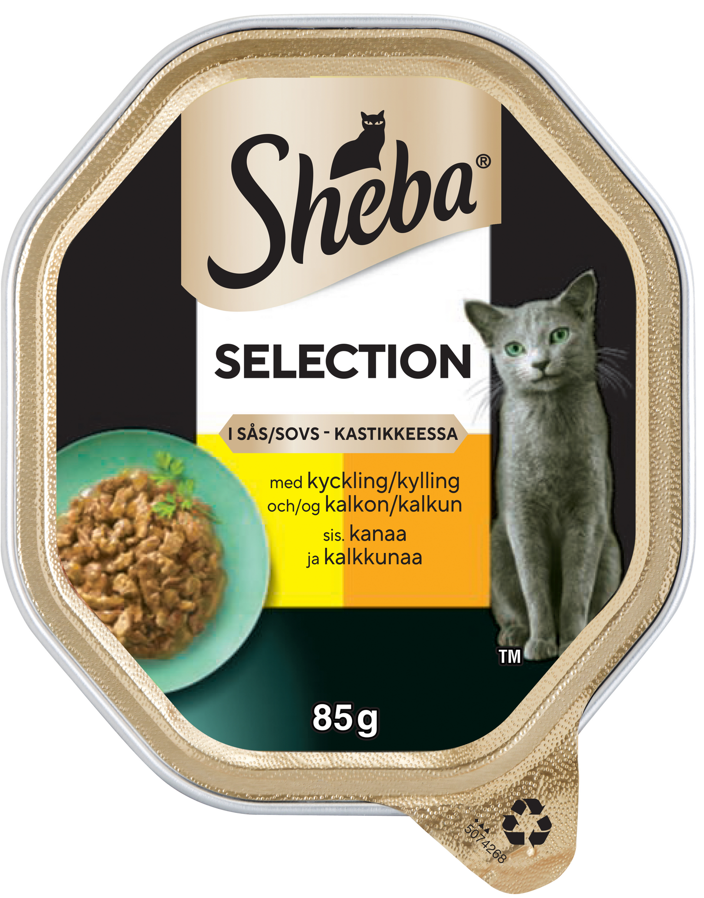 Sheba Selection annosateria kana-kalkkuna 85g