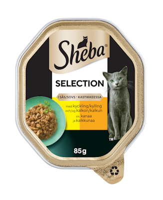 Sheba Selection annosateria kana-kalkkuna 85g