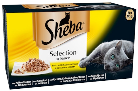 Sheba Selection 8x85g Siipikarja