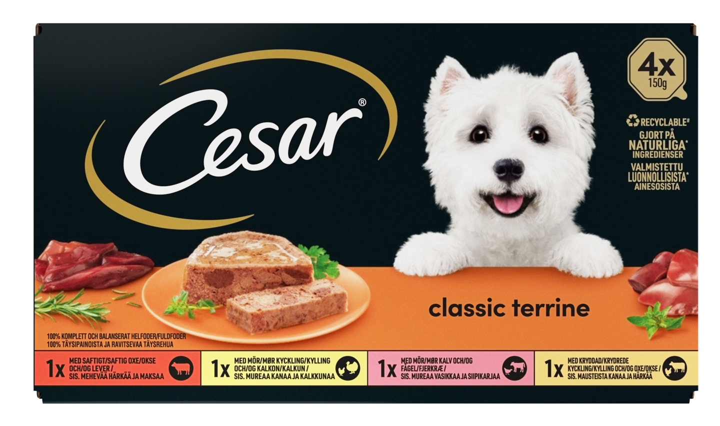 Cesar Classics Selection 4x150g mureke