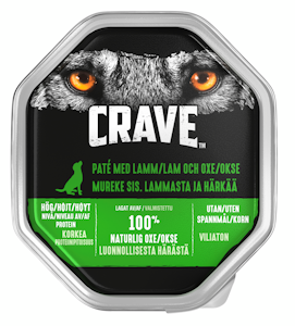 Crave mureke sis. Lammasta & Härkää 150g