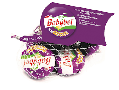 Mini babybel cheddar cheddarinmauinen erikoisjuusto 6x20g