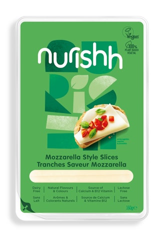 Nurishh kasviperäinen viipale mozzarella 200g