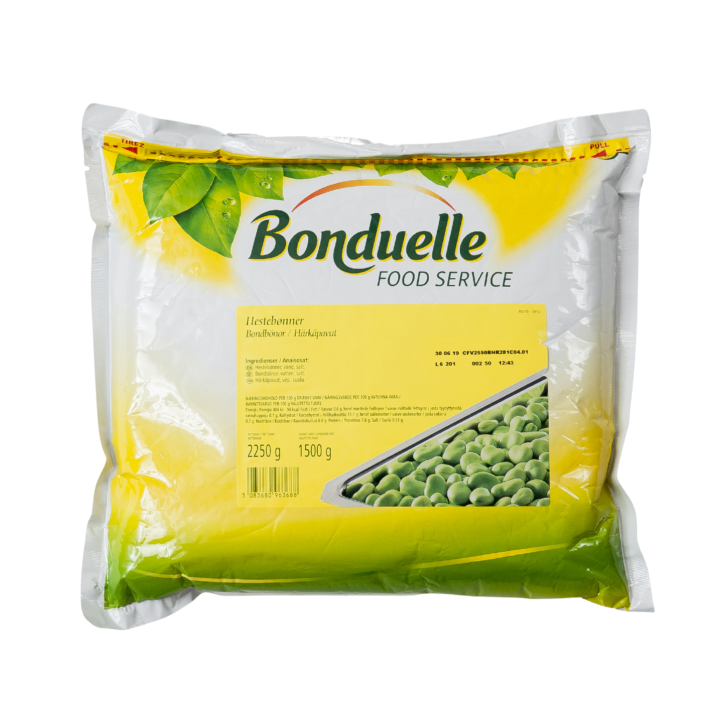 Bonduelle härkäpapu 2250/1500g