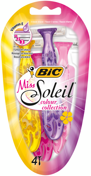 Bic miss soleil colour collection varsiterä 4kpl