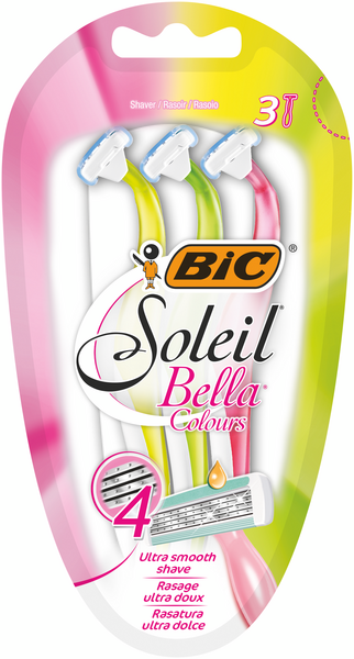 Bic Soleil Bella colours varsiterä 3kpl