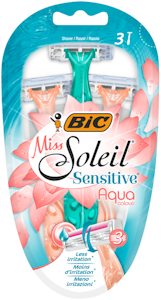 Bic Miss Soleil Sensitive Aqua Colours 3-pack varsiterä