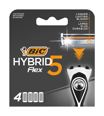 Bic Hybrid Flex 5 varaterä 4kpl