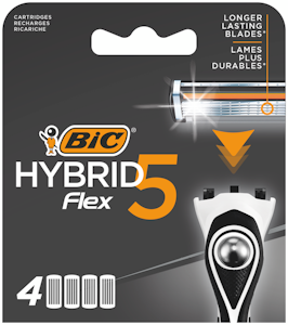 Bic Hybrid Flex 5 varaterä 4kpl