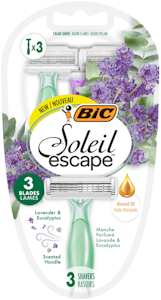 Bic Soleil Escape 3 Lavender & Eucalyptus varsiterä 3-pack