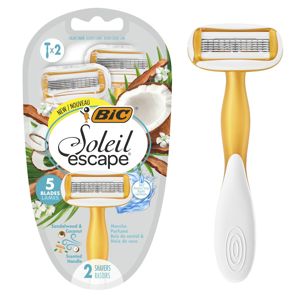 Bic Soleil Escape 5 Coconut and Sandalwood 2 kpl varsiterä - HoReCa ...