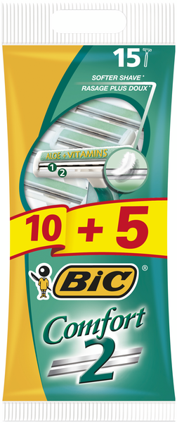 Bic varsiterä 10+5kpl Comfort 2