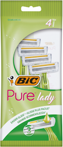 Bic pure3 lady varsiterä 4kpl