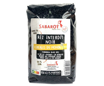 Sabarot Musta riisi 950g