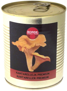 Borde kantarelleja premium 800g/455g